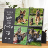 Favorit Hello Custom 4 Foto Collage Pet Memorial Fotoplatte