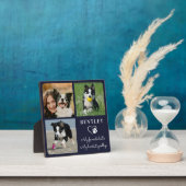 Favorit Hello Custom Pet Dog Memorial 3 Foto Fotoplatte (InSitu)