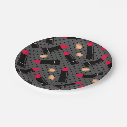 Favorit Lippenstift Pappteller (Schrägansicht)