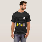 Favorite Ballers Call Me Dad Softball Baseball Dad T-Shirt (Vorne ganz)
