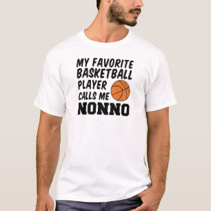 Favorite Basketball Player ruft mich Nonno auf T-Shirt