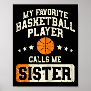 Favorite Basketball Spielerfamilie passt zusammen Poster