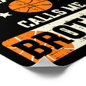 Favorite Bysketbyll Player Brother Family Byller B Poster (Ecke)