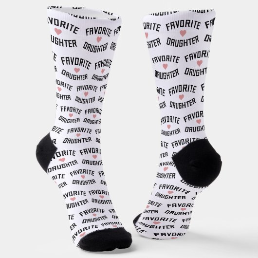 Favorite Daughter Family Wiedersehen Funny Gift Socken (Gewinkelt)
