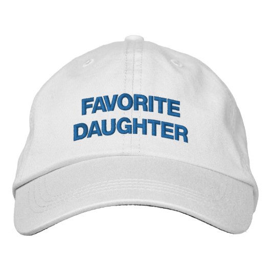 Favorite Daughter Hat Bestickte Baseballkappe (Vorderseite)