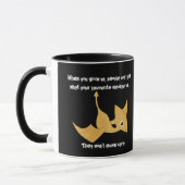 Favorite Dinosaur Pterodactyl Funny Zitat Tasse (Links)