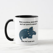 Favorite Dinosaur Triceratops Funny Zitat Tasse (Links)