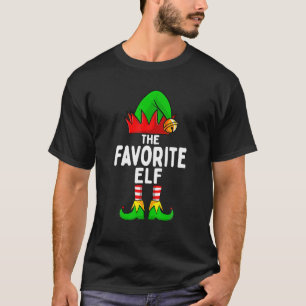 Favorite Elf Matching Familie Weihnachten T-Shirt