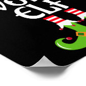 Favorite Elf Matching Family Group Weihnachts-Part Poster (Ecke)