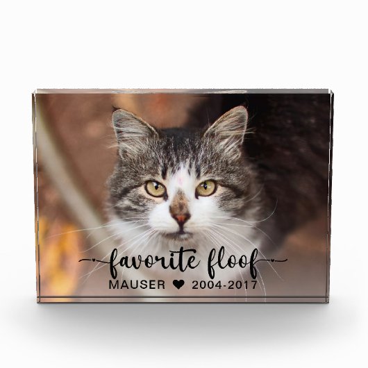 Favorite Float Pet Memorial Foto (Vorderseite)