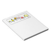 Favorite Foods Vintag Art Notizblock (angewinkelt)
