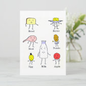 Favorite Foods Vintag Kitchart (Stehend Vorderseite)