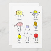 Favorite Foods Vintag Kitchart (Vorne/Hinten)