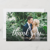 Favorite Foto Wedding Vielen Dank Dankeskarte (Vorderseite)