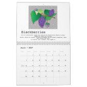 Favorite Fruits (With nutritional info) Kalender (Mär 2027)