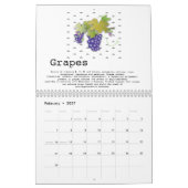 Favorite Fruits (With nutritional info) Kalender (Feb 2027)