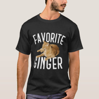 Favorite Ginger Tabby Cat T-Shirt