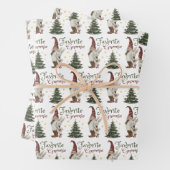 Favorite Gnomie Weihnachtswrapping Paper Sheets Geschenkpapier Set (Beispiel)