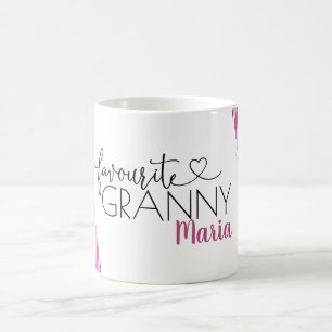 Favorite Granny Tasse Boho Watercolor