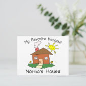 Favorite Hangout Nonno's House Postkarte (Stehend Vorderseite)