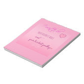 "Favorite Hello" Valentine Notepad Notizblock (Rotiert)