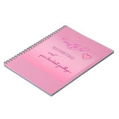 "Favorite Hello" Valentine SpiralNotebook Notizblock (Linke Seite)