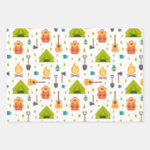 Favorite Hobbies Trio Patterns Geschenkpapier Set (Vorderseite 2)