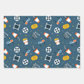 Favorite Hobbies Trio Patterns Geschenkpapier Set (Vorderseite)