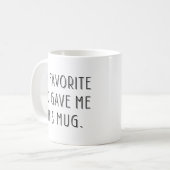 Favorite Kid Kaffeetasse (Vorderseite Links)