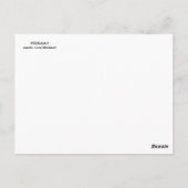 Favorite Kinderzimmer Rhymes Postkarte (Rückseite)