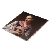 Favorite Kitten (von Émile Munier) Fliese (Seite)