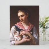 Favorite Kitten (von Émile Munier) Karte (Stehend Vorderseite)