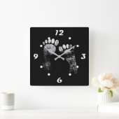 Favorite legs quadratische wanduhr (Zuhause)