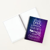 Favorite Liebe Story Couple's Scrapbook Notebook Notizblock (Innenseite)