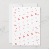 Favorite memory of the wedding Shower Game Card Einladung (Rückseite)