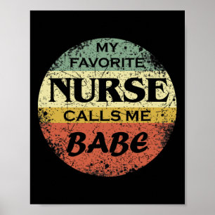 Favorite Nurse nennt mich Babe Poster