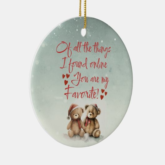 Favorite Online Find Bear Ornament Customized (Rechts)