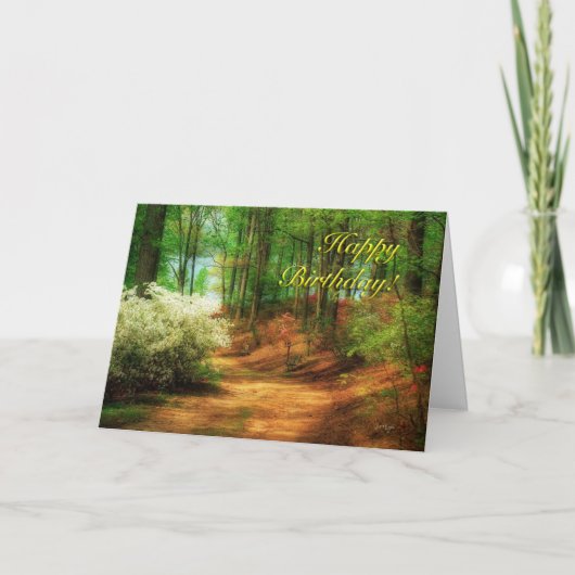 Favorite Path - Birthday Card Karte (Vorderseite)