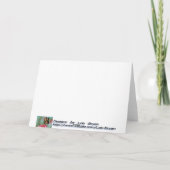 Favorite Path - Blank Verse Greeting Card Karte (Rückseite)