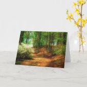 Favorite Path - Blank Verse Greeting Card Karte (Gelbe Blume)