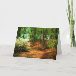 Favorite Path - Blank Verse Greeting Card Karte