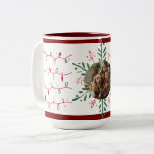 Favorite Snowflake Holiday Tasse (Vorderseite Links)