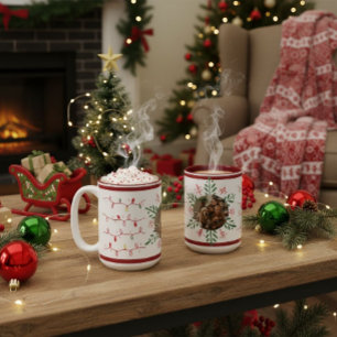 Favorite Snowflake Holiday Tasse