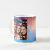 Favorite Son-in-law Foto Message Modern 002 Kaffeetasse (Vorderseite Links)