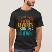 Favorite Son in Law   from Father Mother in Law T-Shirt (Vorderseite)