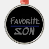 Favorite SON Spaß Bruderneuheit Ornament Aus Metall (Vorne)