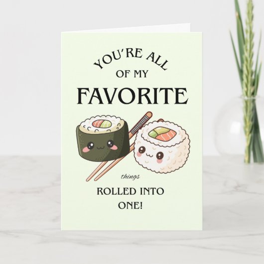 Favorite Things all rolled Into One Karte (Vorderseite)