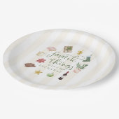 Favorite Things Geschenk Austausch Weihnachts-Part Pappteller (Schrägansicht)