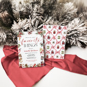 Favorite Things Gift Exchange Party Invite Einladung