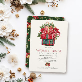 Favorite Things präsentiert Weihnachtsfeier Einladung